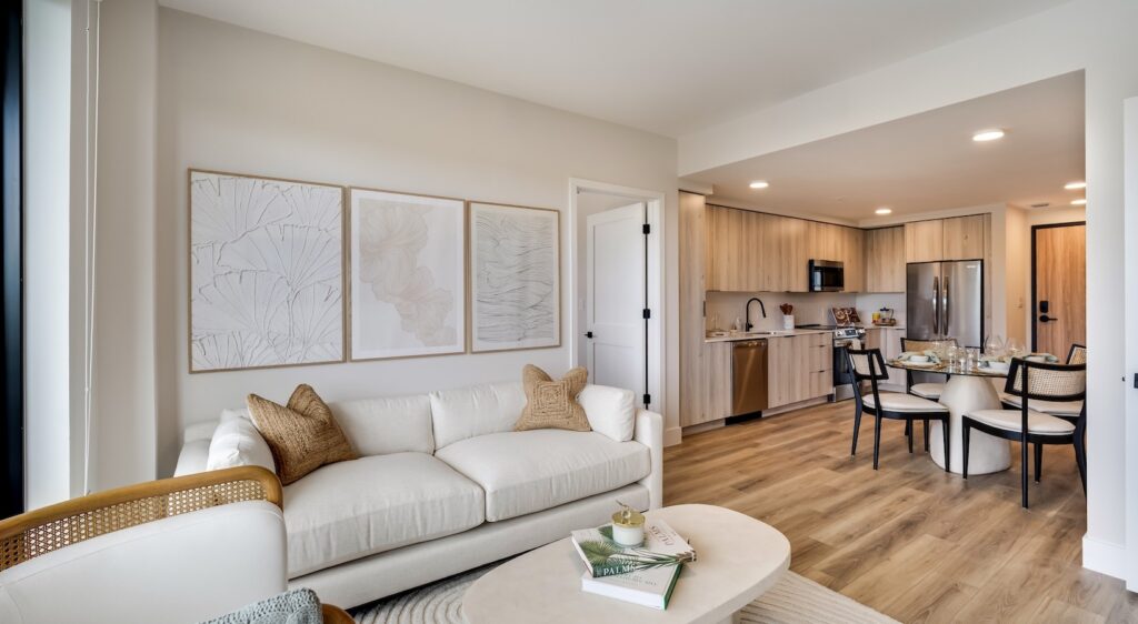 high end living room