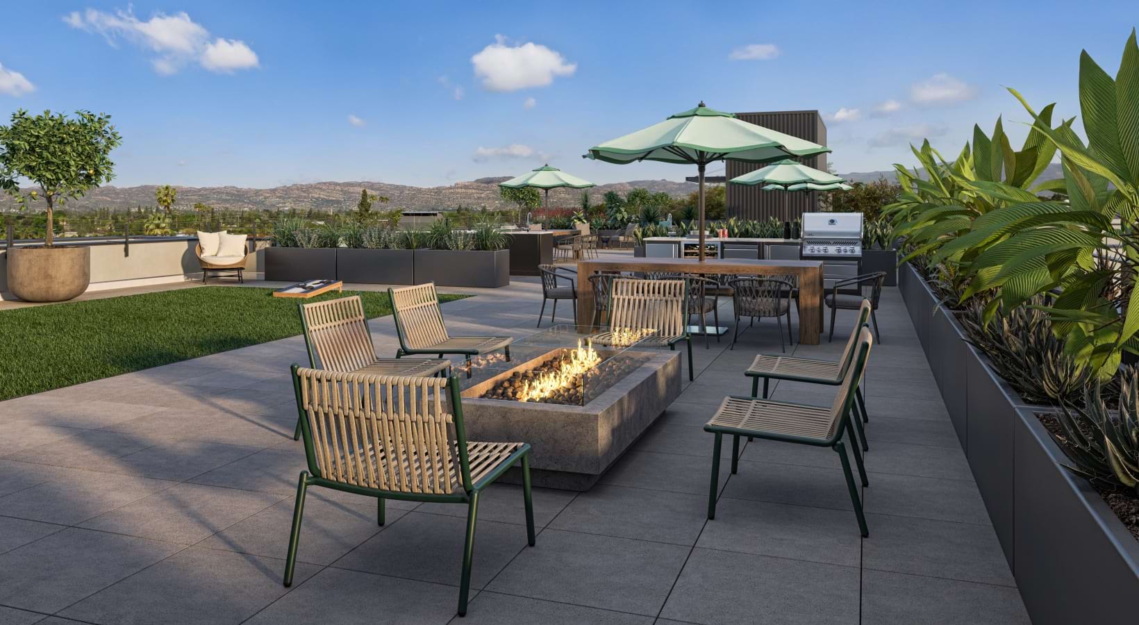rooftop lounge